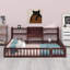 Base de lit multifonctionnelle avec clôture intégrée et tablettes de rangement-114554952-114554953