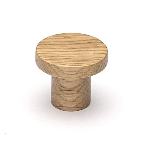 Designer Wood Modern Disc Knob Manzoni 