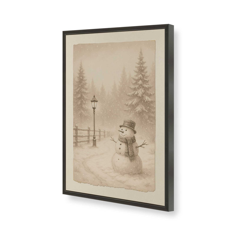 «Whispers of Winter», reproduction d'art, 24 po x 36 po, Noir satiné