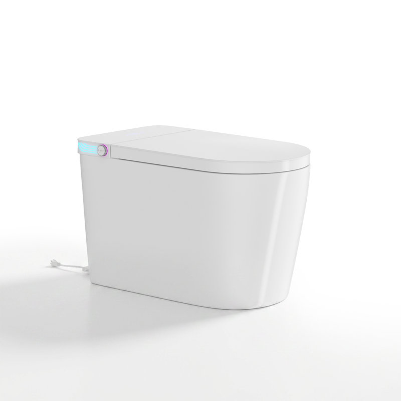 Toilette Smart Bidet avec siège chauffant, capteur de pied