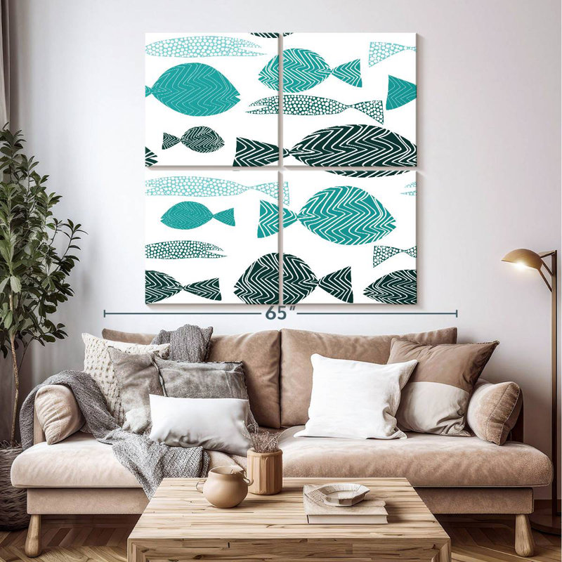 Brampt Abstract Fish School
