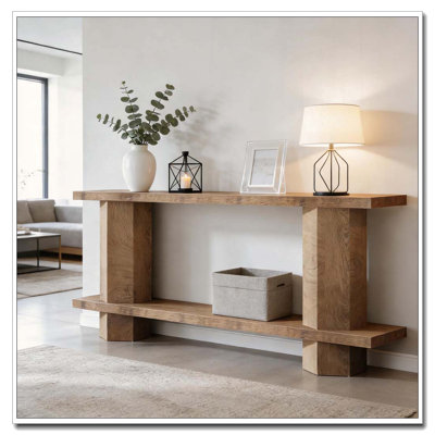2-Tier Bedside Table,Sofa Table,Console Table
