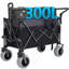 Chariot pliant multifonctionnel avec chariot rotatif à poussoir et poignée 9X4 pour le camping, la plage et l'extérieur-124641934