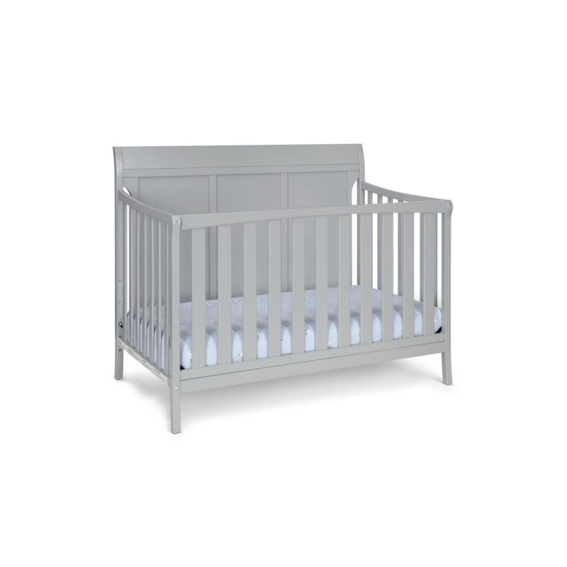 Lit de bébé convertible 4-en-1 Shailee, Gris
