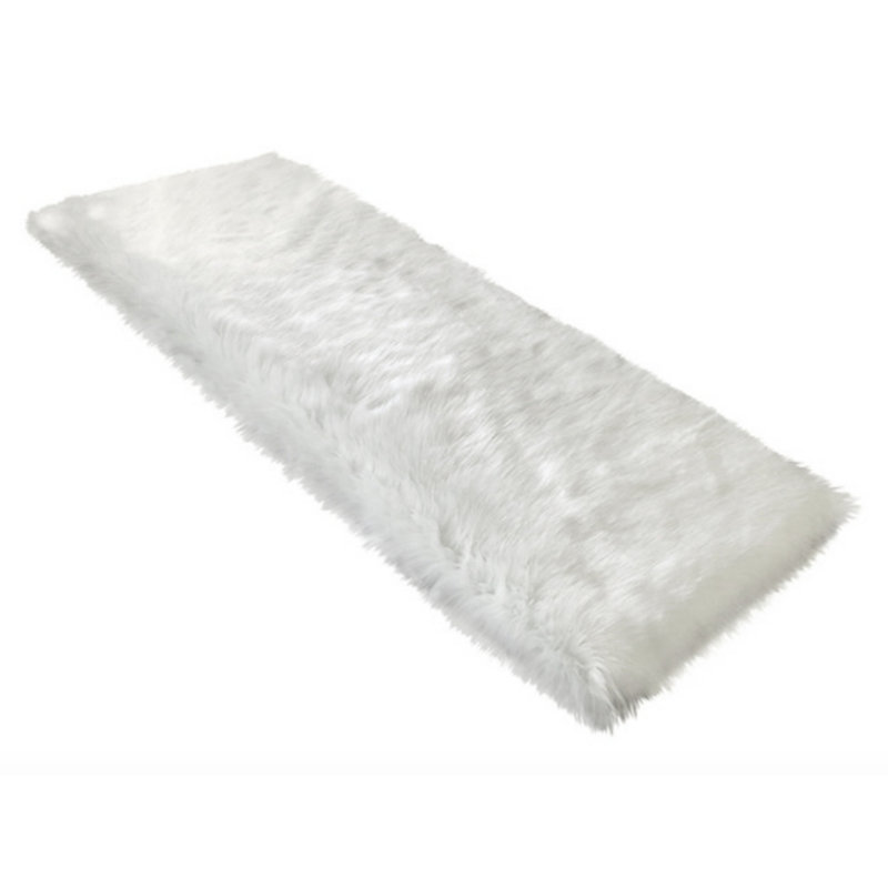 Wiersma Performance Faux Sheepskin Indoor Rug, Runner 2'6" x 6'
