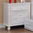 Wooden Nightstand With 2 Drawers, White