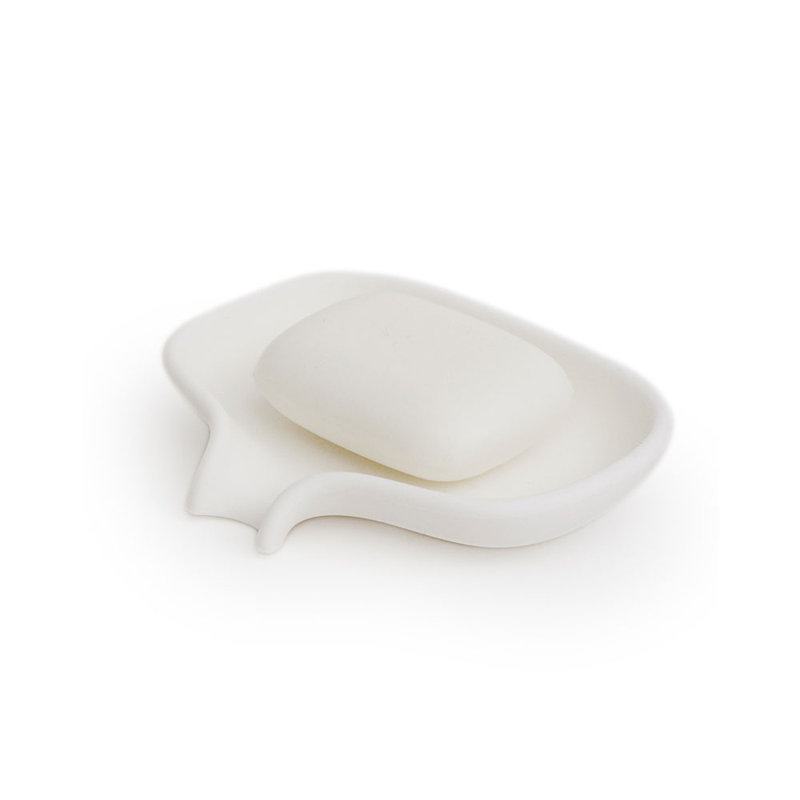 Soap Dish, White, 2.5 cm H x 13.5 cm W x 10.5 cm D