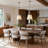 4-Light Beige Woven Cotton Thread Chandelier