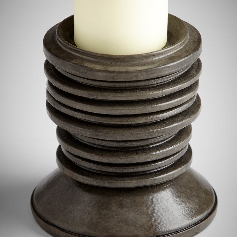 Provo Candlestick, 6" H x 5.5" W x 5.5" D