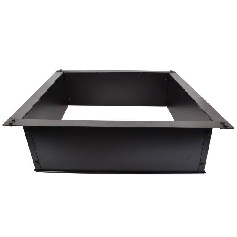 Kaniry iron charcoal, Wood Burning Outdoor Fire Ring, 10.25" H x 33" W x 33" D