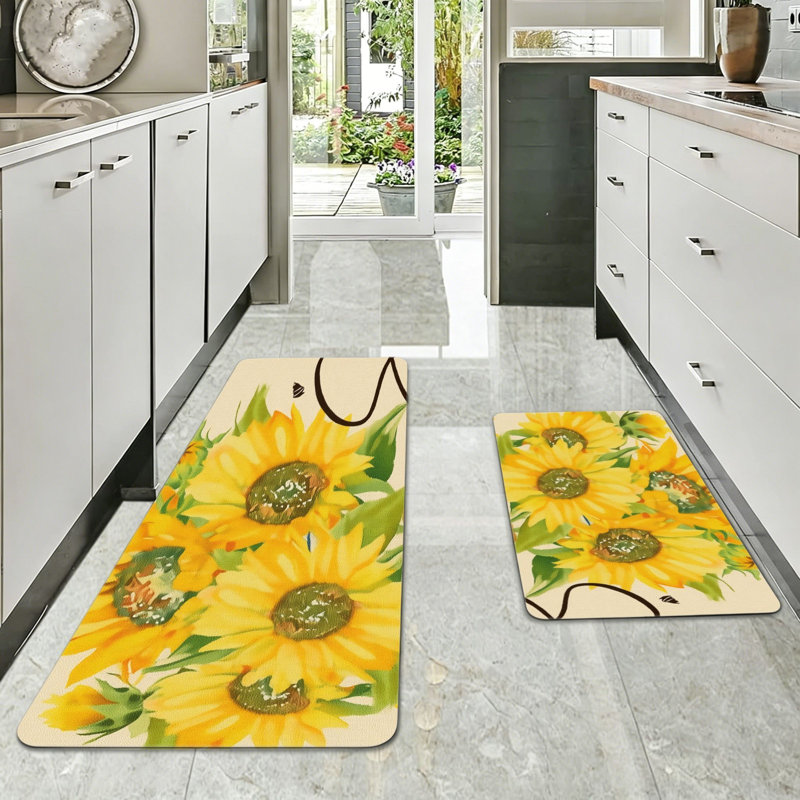 Tapis de cuisine classique 2 pièces