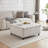 Table basse avec repose-pieds Cristba-826170635