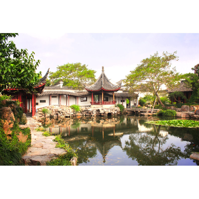 Humble Administrator's Garden In Suzhou, China by Frentusha - Wrapped Canvas Print, 30cm H x 46cm W