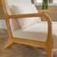 Halie Boucle Upholstered Occasional Accent Armchair