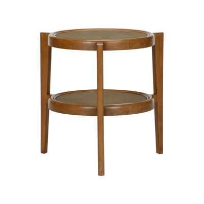 Table d'appoint en verre espion