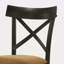 Chaise d'appoint brune et noire (ensemble de 2)