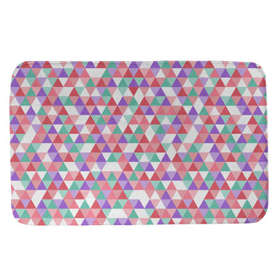 Tapis pour salle de bain triangle Kitterman