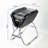 YOHO BEDDING INC 23.5 in. W Portable Grill / Smoker Combo Charcoal Grill Gas & Charcoal Combo Grill