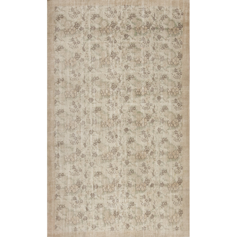 Vintage One-of-a-Kind 6'9" X 10'6" Hand Knotted Area Rug
