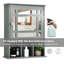 Armoire à pharmacie 1 porte avec 3 tablettes réglables Plewak-918202293