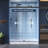 56-60 In. W X 74 In. H Double Sliding Frameless Anti-Collision System Shower Door With 1/4 In. Clear Glass-121564171