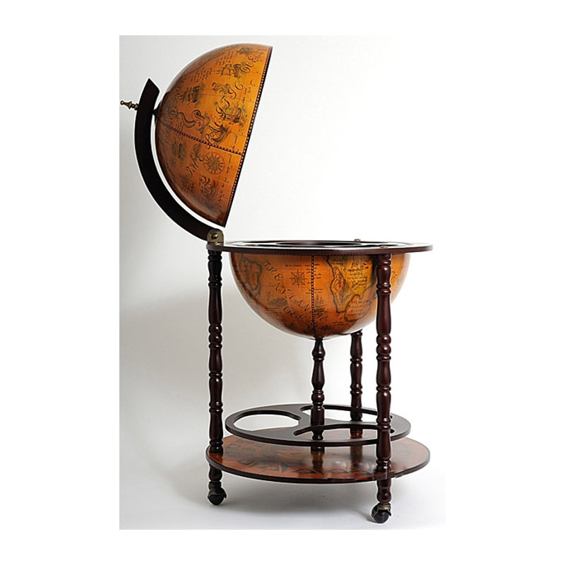 Globe avec bar sur pied