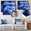 Hydrangeas Under The Moonlight I - Hydrangea, décoration murale en métal, reproduction d'art traditionnelle en métal-2049643697