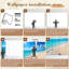 Papier peint adhésif Coastal Tropical Beach Turquoise Ocean Water White Sand Shoreline Bright Blue Wall Wallals-1105268846