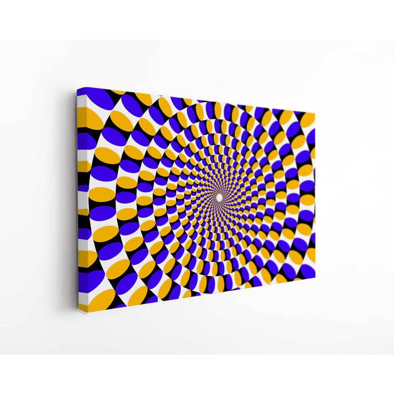 " Optical Illusion Magic Eye ", 30" H x 45" W x 1" D