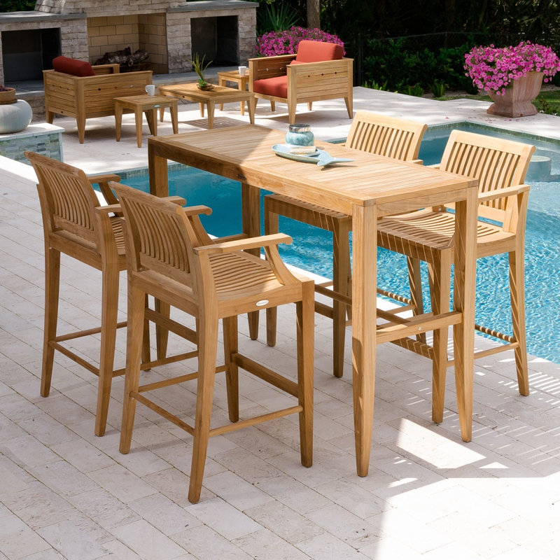 Westminster Teak Outdoor Teak Bar Stool