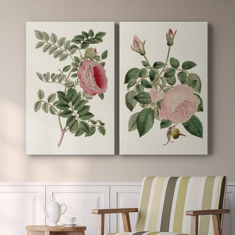 Toile tendue rose I-Premium Gallery, H 60 po x l 40 po