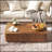 47" Mid-Century Farmhouse Rectangle Coffee Table with Storage