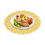 Assiettes de présentation rondes de 13 po-501430374