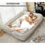 Lit double polyvalent pour personnes et animaux, causeuse paresseuse au design 2 en 1, 5 positions réglables et coussins moelleux pour un confort ultime-1525552130