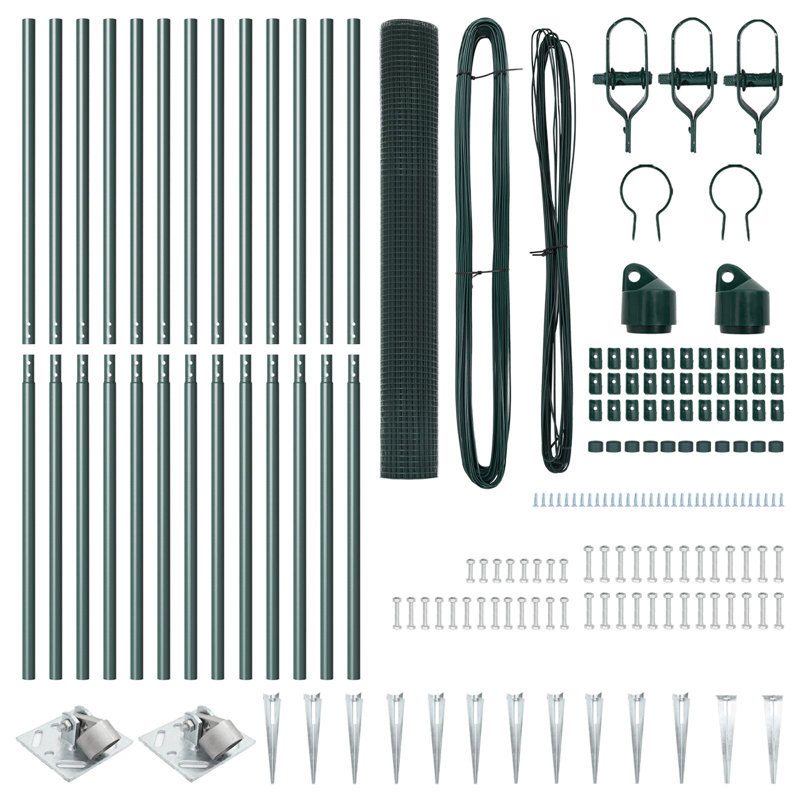 120cm H x 2500cm W Steel Border Fencing