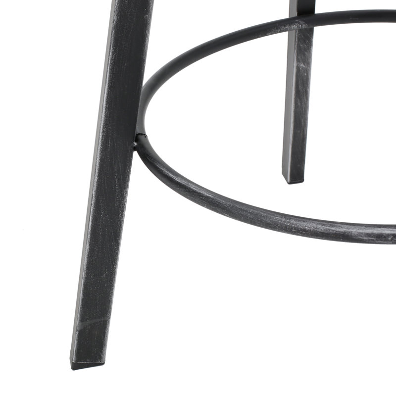 Tabouret de bar pivotant réglable en hauteur Keyosha, Naturel, 1, Tabouret de bar (hauteur du siège 30,3 po)