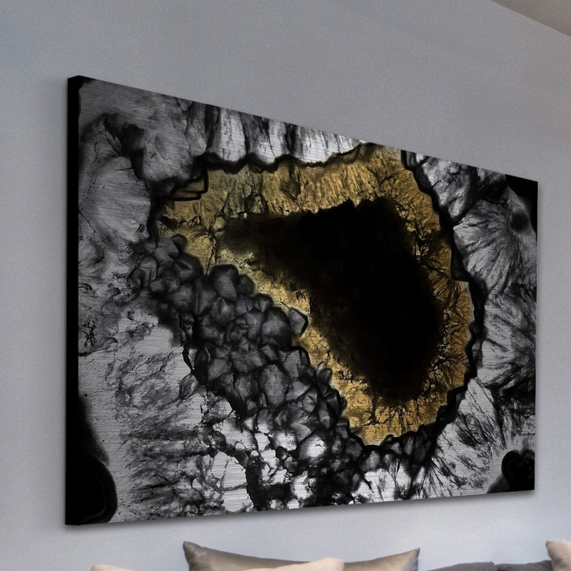 «Frantique», reproduction d'art sur métal, H 24 po x l 36 po x P 1,5 po