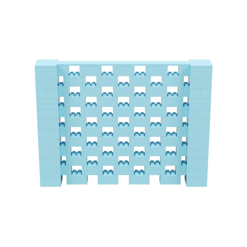 Ensemble mural Everblock, Bleu clair, H 72 po x l 96 po x P 12 po