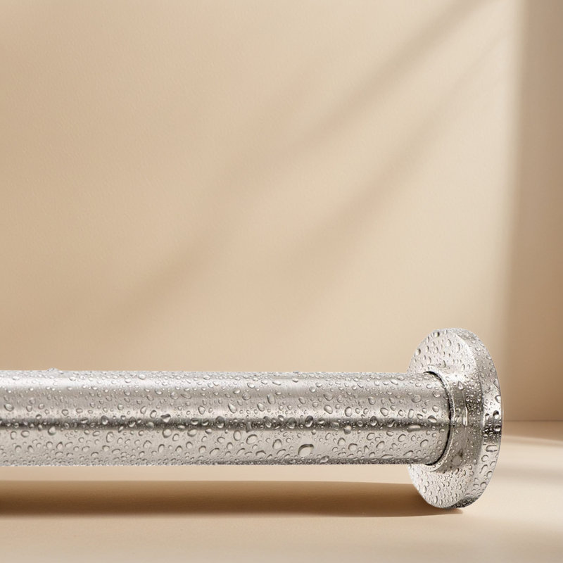 Tringle à rideaux à tension robuste - Tringle à tension à ressort réglable pour la douche ou les fenêtres avec antirouille, aucun outil requis