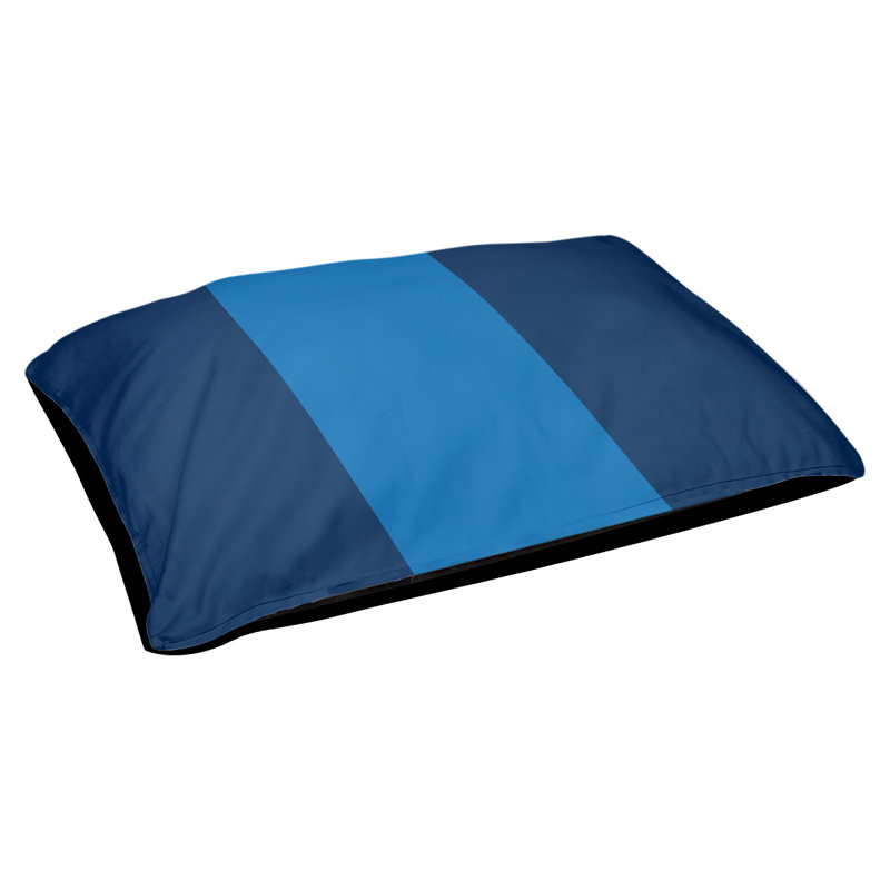 Coussin extérieur Philadelphia, Grand (l 40 po x P 30 po x H 14 po), Bleu marine / bleu / bleu marine