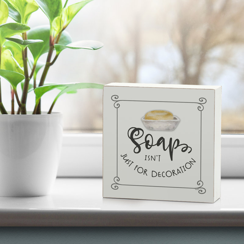 Soap Wood Box Sign