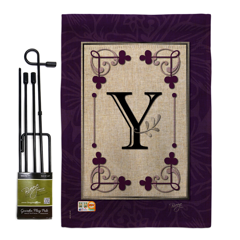 Ensemble de drapeaux 19 po x 13 po Wintham Classic, Y