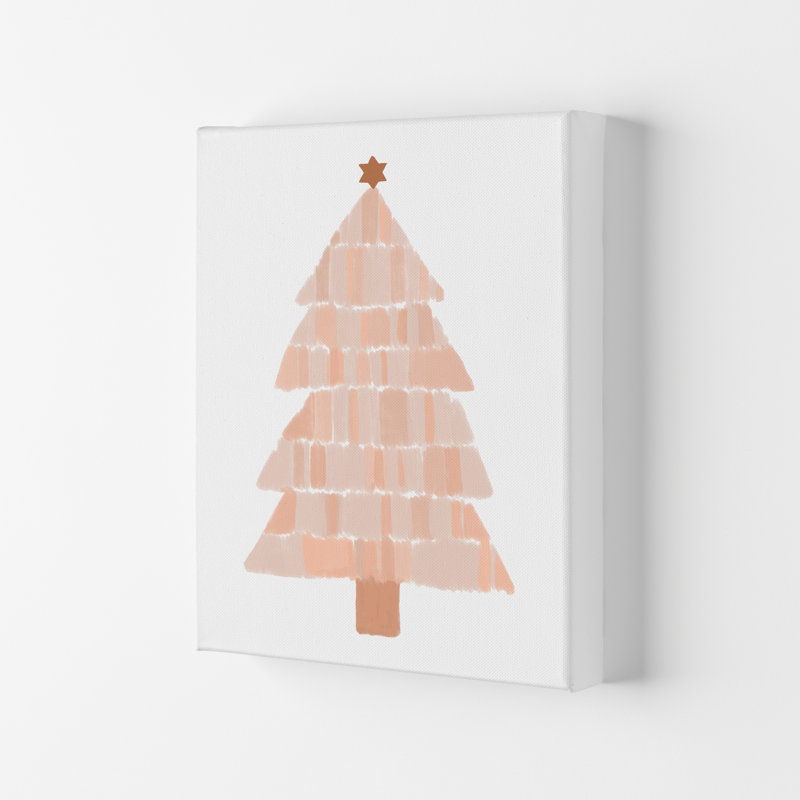 Christmas Tree Painting - Print, No Framed, 84cm H x 60cm W x 1cm D