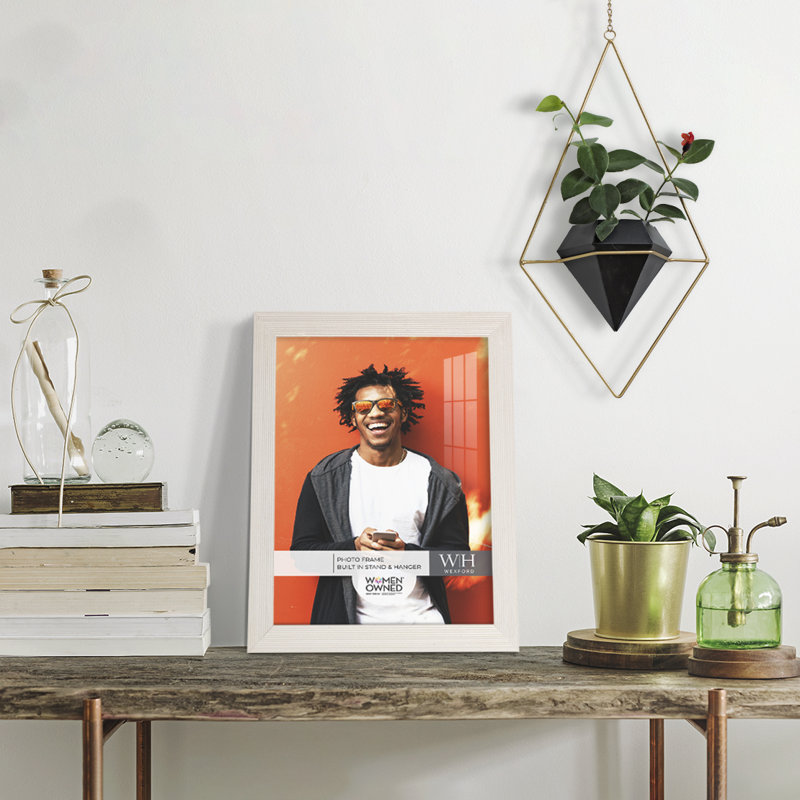 Wood Picture Frame - Set of 4, White, 8" x 10"