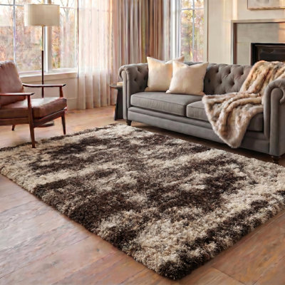 Tarbox Solid Colour Shag Area Rug