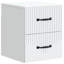 34.5cm W Manufactured Wood Bedside Table-1337334743