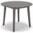 Extendable Round Solid Wood Base Dining Table-112384467-112384466