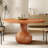 Space-Saving Rotating Circle Dining Table With Lazy Susan Solid Wood Kitchen Table For 6/8/10-530507112