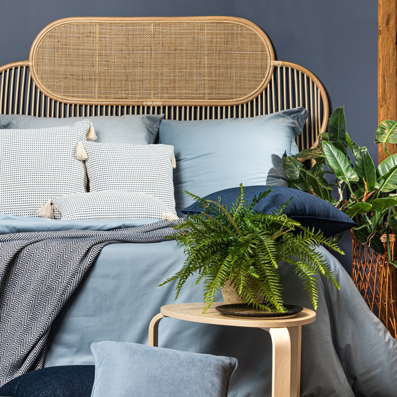 Solid Colour Duvet Cover Set with Pillowcases