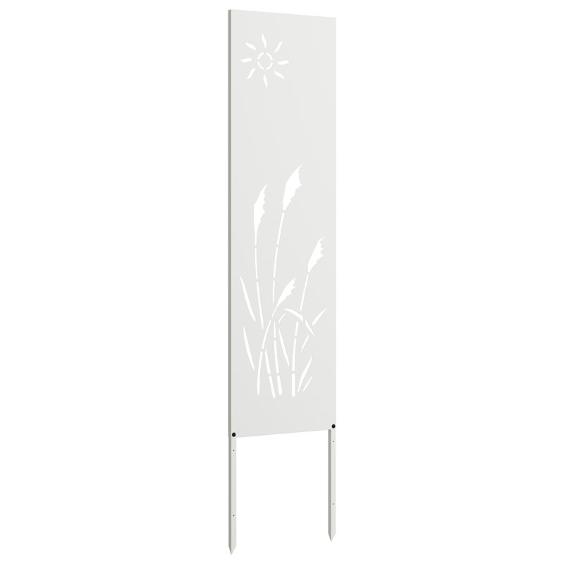 140cm H x 50cm W Fence Panels Included, White